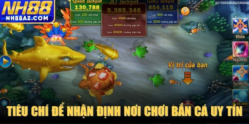 Một số tiêu chí để nhận định nơi chơi bắn cá uy tín cho newbie