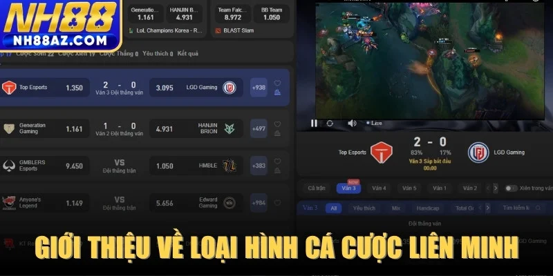 Giới thiệu về loại hình cá cược Liên Minh