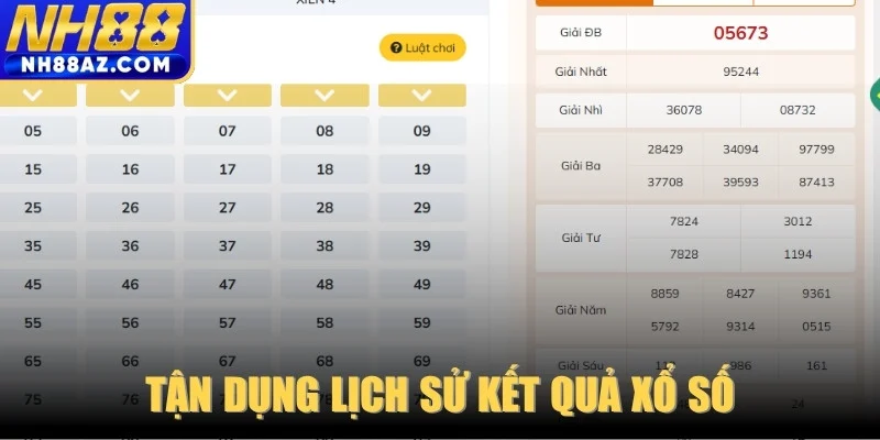 Tận dụng lịch sử kết quả